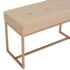 vidaXL Bench 80 cm Beige Velvet - Image 4