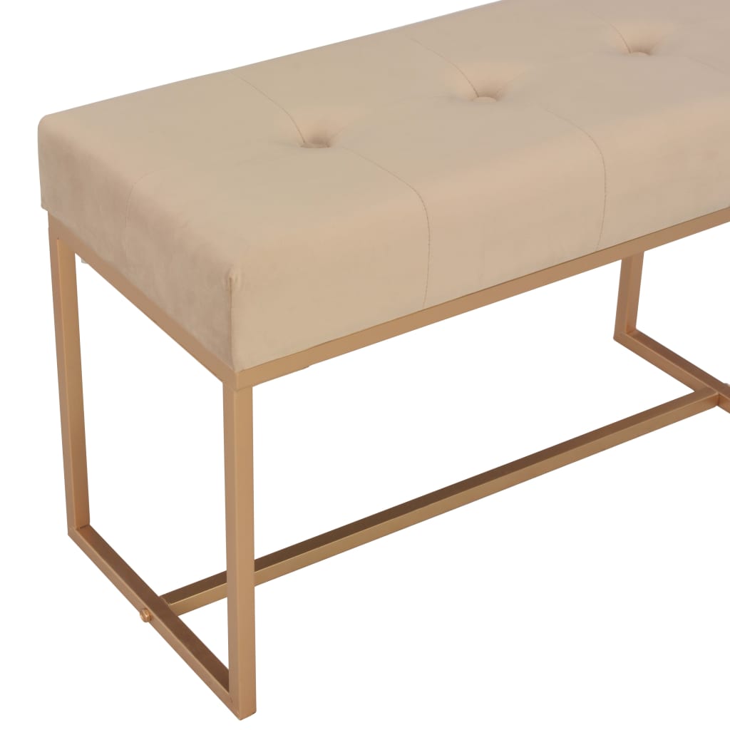8718475731757_g_en_hd_3 vidaXL Bench 80 cm Beige Velvet - Image 4
