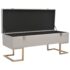 vidaXL Bench with Storage Compartment 105 cm Grey Velvet - Image 2