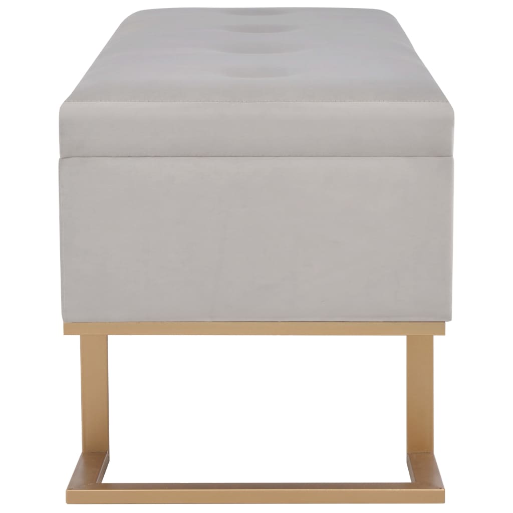 8718475731894_g_en_hd_3 vidaXL Bench with Storage Compartment 105 cm Grey Velvet - Image 4