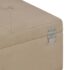 vidaXL Bench with Storage Compartment 105 cm Beige Velvet - Image 6