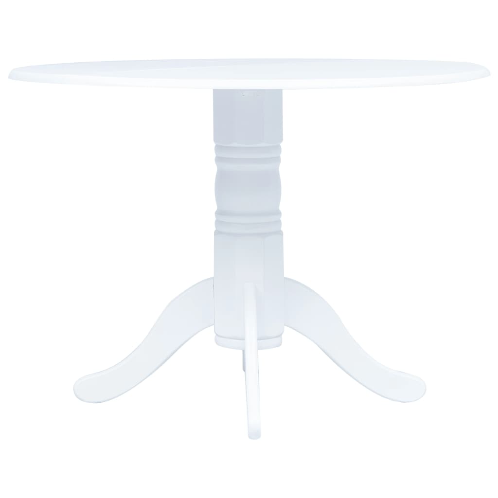 8718475731931_a_en_hd_1 vidaXL Dining Table White 106 cm Solid Rubber Wood - Image 1