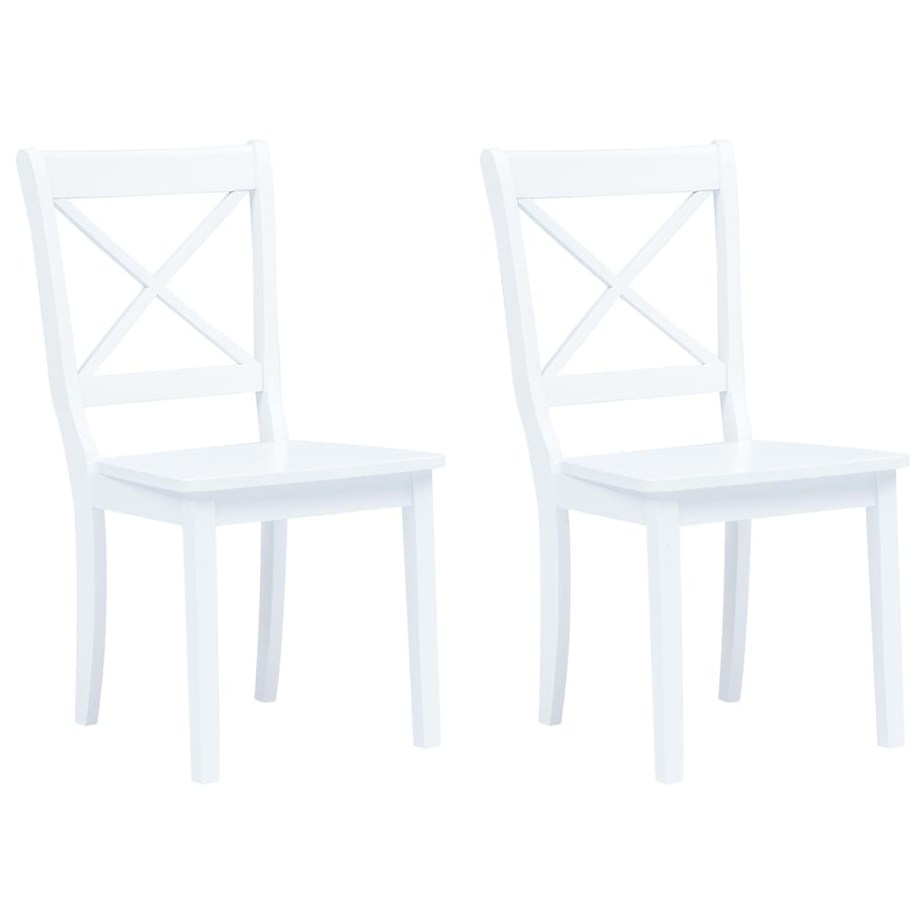 8718475731962_a_en_hd_1 vidaXL Dining Chairs 2 pcs White Solid Rubber Wood - Image 1