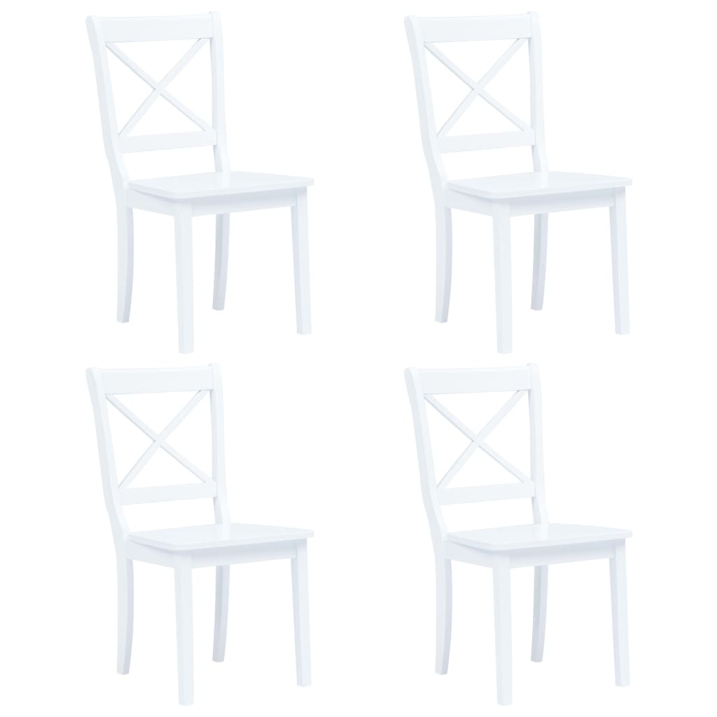 8718475731979_a_en_hd_1 vidaXL Dining Chairs 4 pcs White Solid Rubber Wood - Image 1