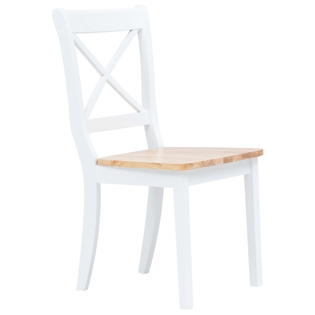 8718475731986_g_en_hd_1 vidaXL Dining Chairs 2 pcs White and Light Wood Solid Rubber Wood - Image 2