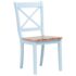 vidaXL Dining Chairs 2 pcs Grey and Light Wood Solid Rubber Wood - Image 2