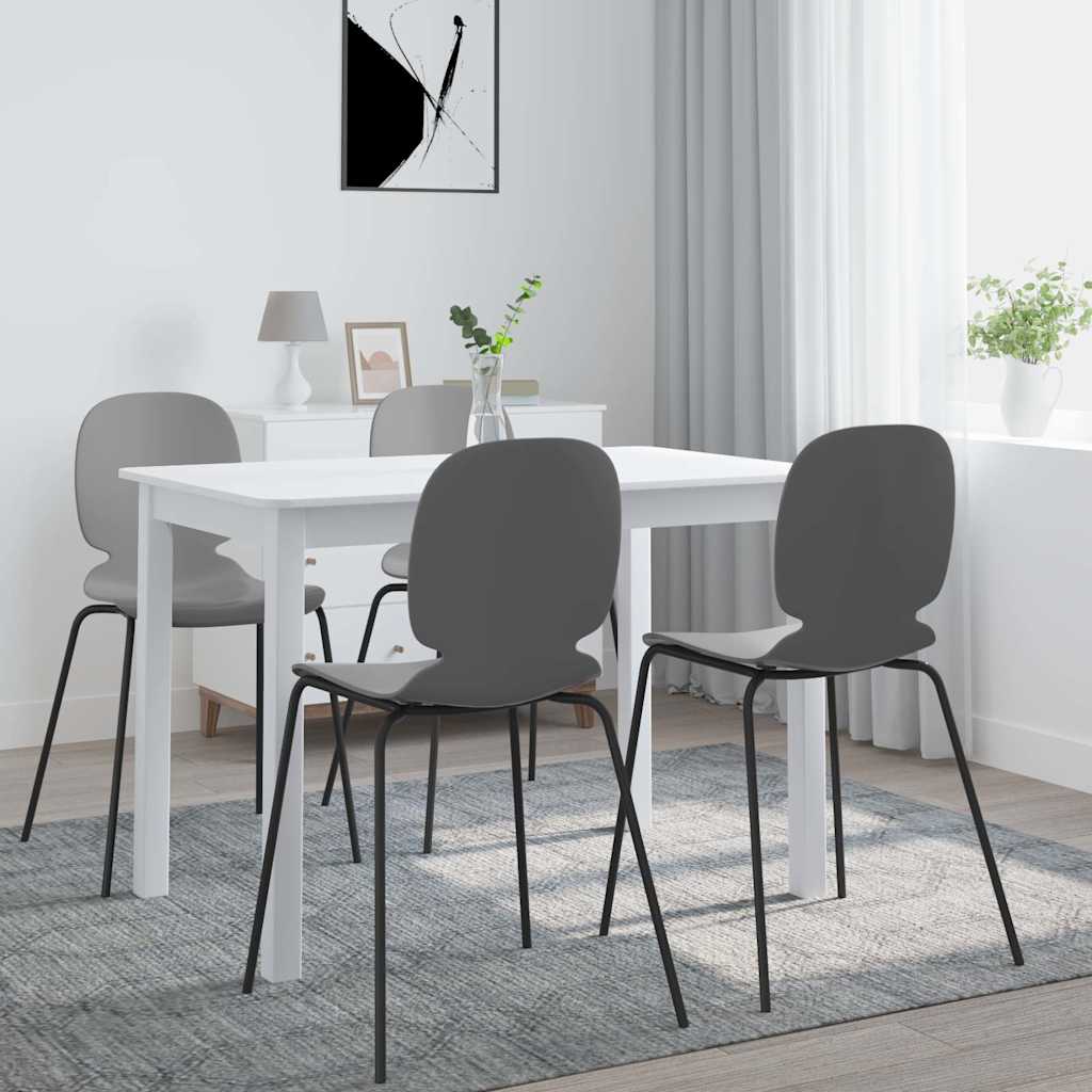 8718475732020_m_en_hd_1 vidaXL Dining Table White 114x71x75 cm Solid Rubber Wood - Image 1