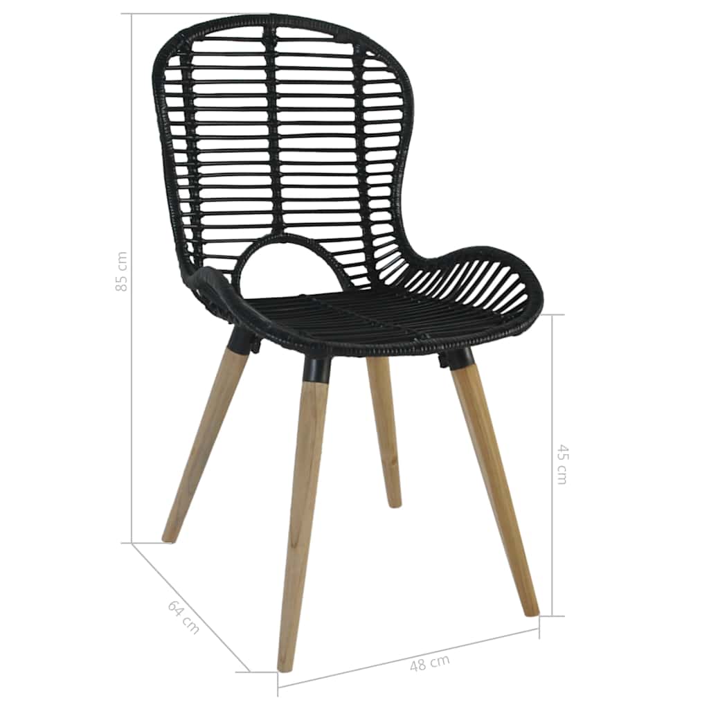 8718475732563_g_en_hd_6 vidaXL Dining Chairs 6 pcs Black Natural Rattan - Image 7