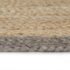 vidaXL Handmade Rug Jute with Grey Border 90 cm - Image 3