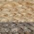 vidaXL Handmade Rug Jute with Grey Border 90 cm - Image 5
