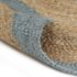 vidaXL Handmade Rug Jute with Olive Green Border 120 cm - Image 2