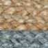 vidaXL Handmade Rug Jute with Olive Green Border 120 cm - Image 5