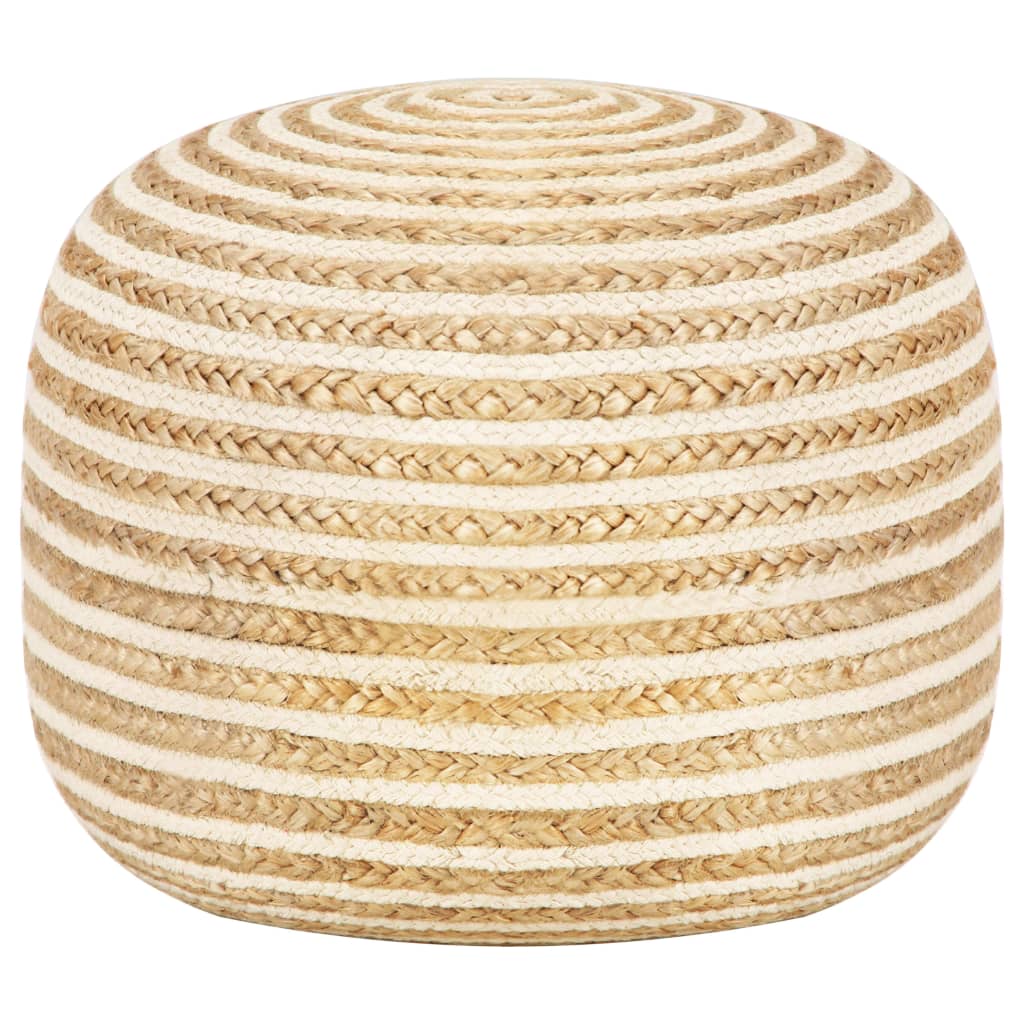 8718475735175_a_en_hd_1 vidaXL Handmade Pouffe 45x30 cm Jute - Image 1