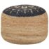 vidaXL Handmade Pouffe Blue 45x30 cm Jute