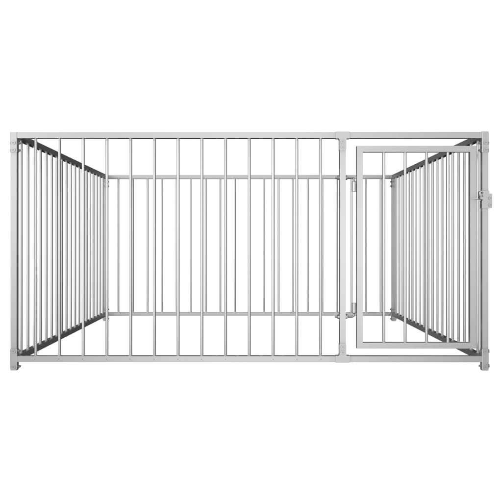 8718475737698_g_en_hd_1 vidaXL Outdoor Dog Kennel 200x200x100 cm - Image 2