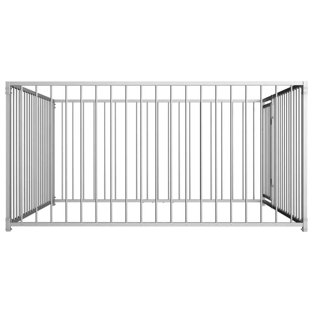 8718475737698_g_en_hd_2 vidaXL Outdoor Dog Kennel 200x200x100 cm - Image 3