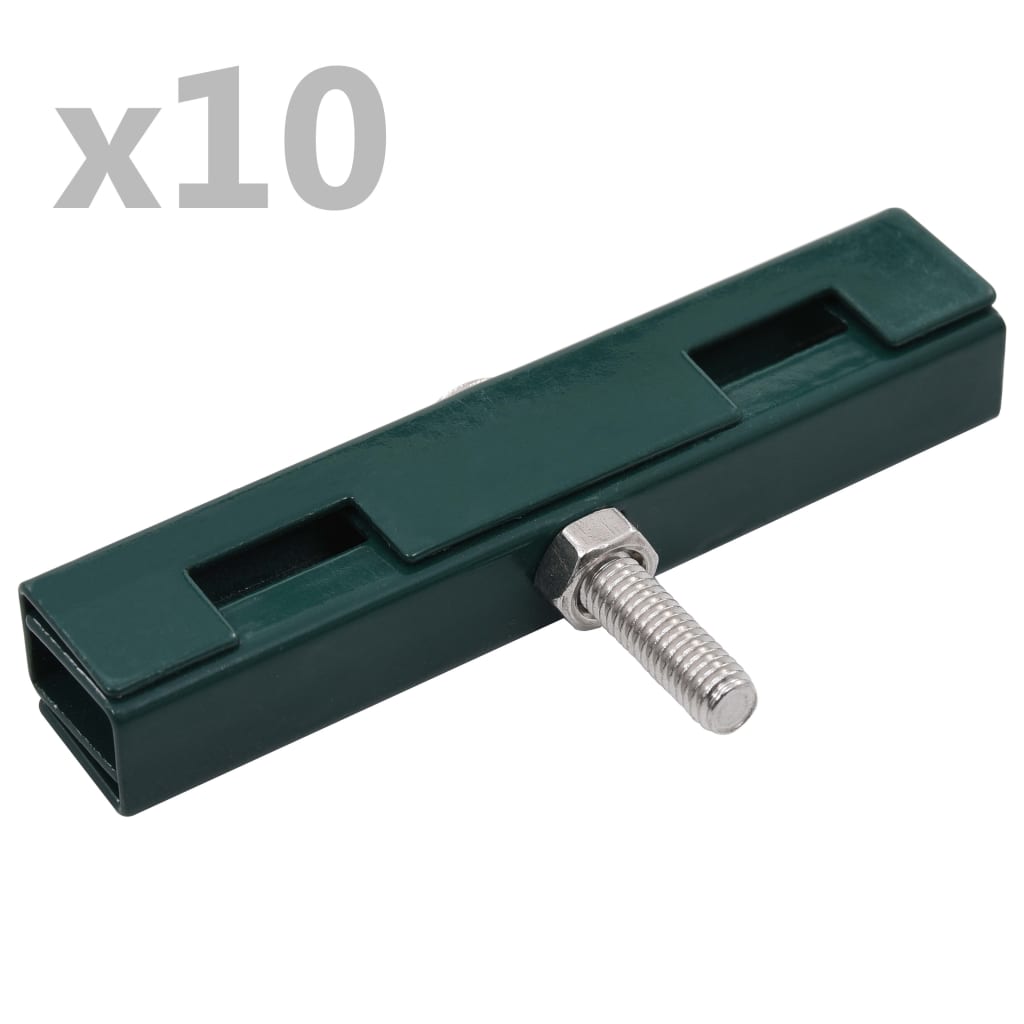 8718475737766_a_en_hd_1 vidaXL Garden U Mat Connector 10 Sets Green - Image 1