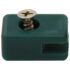 vidaXL Garden Fence Wire Holder with Screw 100 Sets Green - Image 2