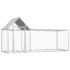 vidaXL Chicken Coop 3x1x1.5 m Galvanised Steel