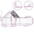 vidaXL Chicken Coop 4x2x2 m Galvanised Steel - Image 6