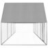 vidaXL Chicken Coop 8x2x2 m Galvanised Steel - Image 3