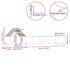 vidaXL Chicken Coop 8x2x2 m Galvanised Steel - Image 6