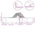 vidaXL Chicken Coop 6x2x2 m Galvanised Steel - Image 6