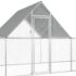 vidaXL Chicken Coop 14x2x2 m Galvanised Steel - Image 4