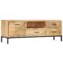 vidaXL TV Cabinet 130x30x45 cm Solid Mango Wood
