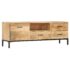 vidaXL TV Cabinet 130x30x45 cm Solid Mango Wood - Image 12