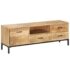 vidaXL TV Cabinet 130x30x45 cm Solid Mango Wood - Image 3
