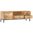 vidaXL TV Cabinet 130x30x45 cm Solid Mango Wood - Image 4