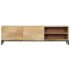 vidaXL TV Cabinet 145x30x41 cm Solid Mango Wood - Image 2