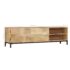vidaXL TV Cabinet 145x30x41 cm Solid Mango Wood - Image 10
