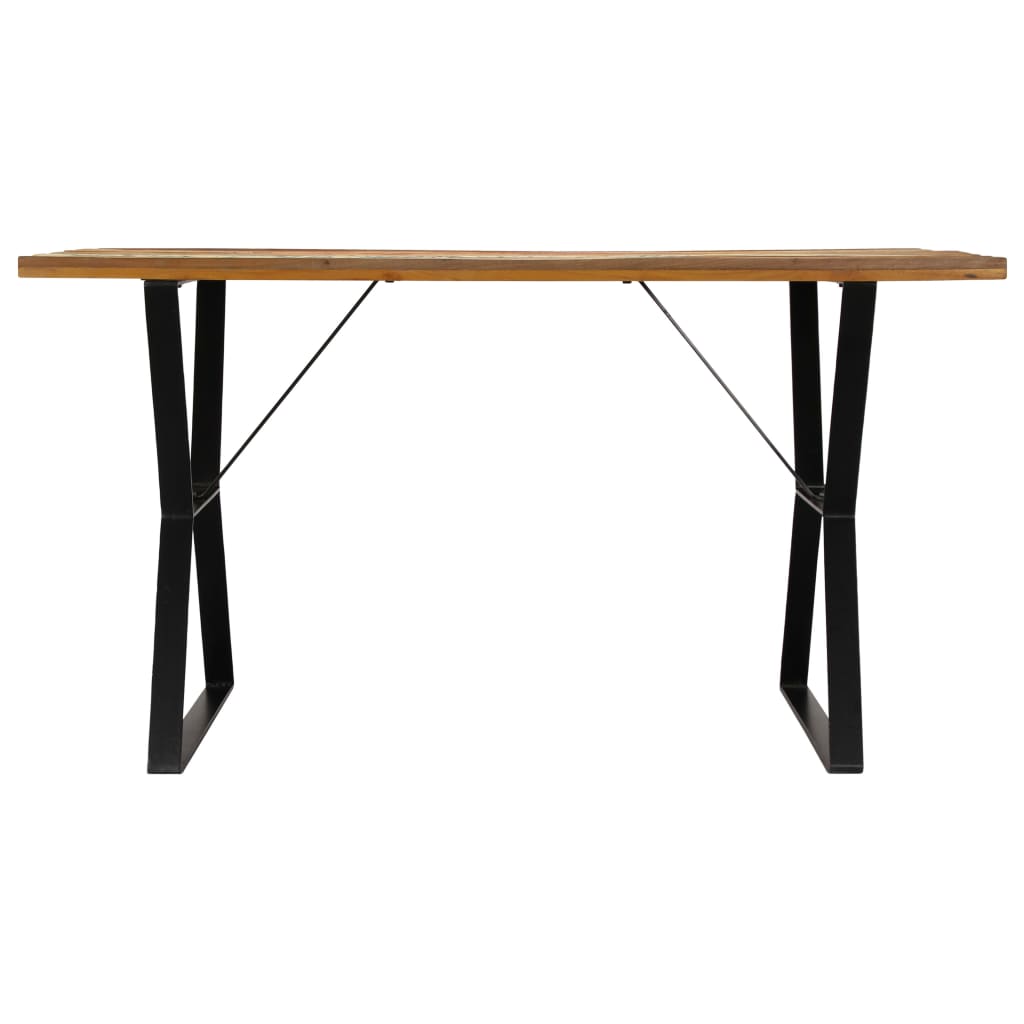 8718475740445_g_en_hd_1 vidaXL Dining Table 140x80x76 cm Solid Reclaimed Wood - Image 2