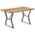 vidaXL Dining Table 140x80x76 cm Solid Reclaimed Wood - Image 11