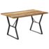 vidaXL Dining Table 140x80x76 cm Solid Reclaimed Wood - Image 12