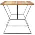 vidaXL Dining Table 140x80x76 cm Solid Reclaimed Wood - Image 3
