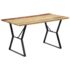 vidaXL Dining Table 140x80x76 cm Solid Reclaimed Wood - Image 8