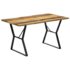 vidaXL Dining Table 140x80x76 cm Solid Reclaimed Wood - Image 9