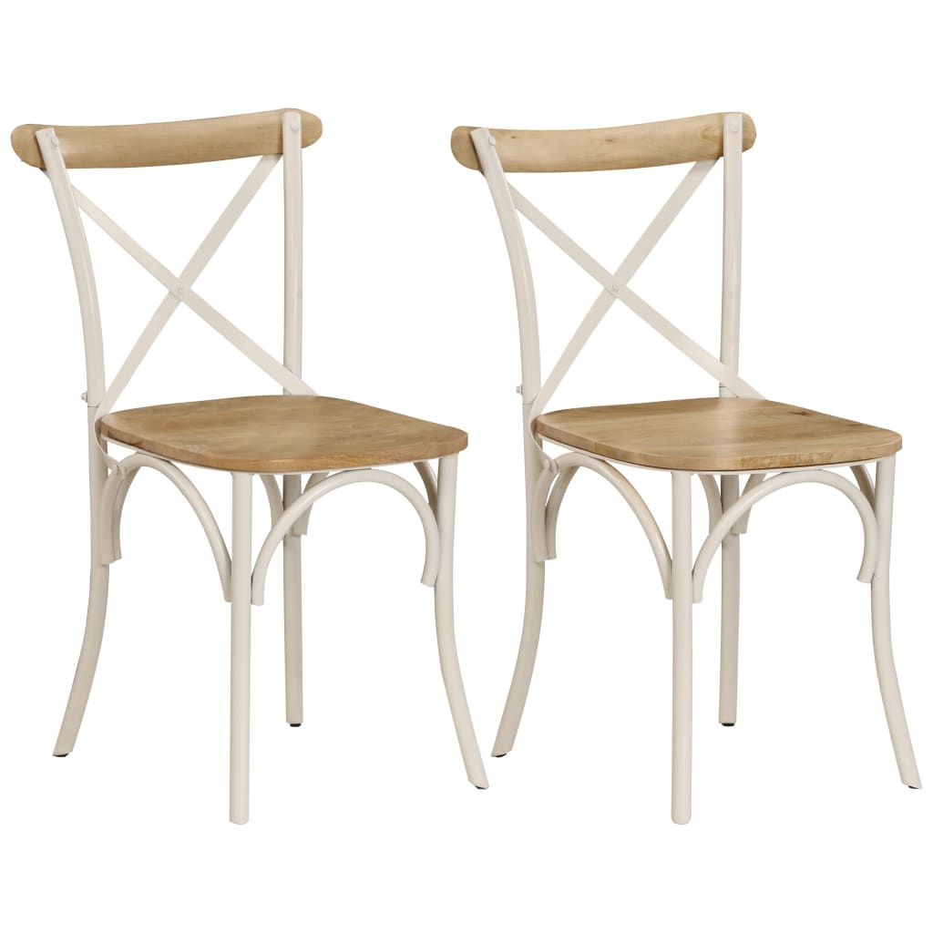 8718475741275_a_en_hd_1 vidaXL Cross Chairs 2 pcs White Solid Mango Wood - Image 1