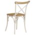 vidaXL Cross Chairs 2 pcs White Solid Mango Wood - Image 6