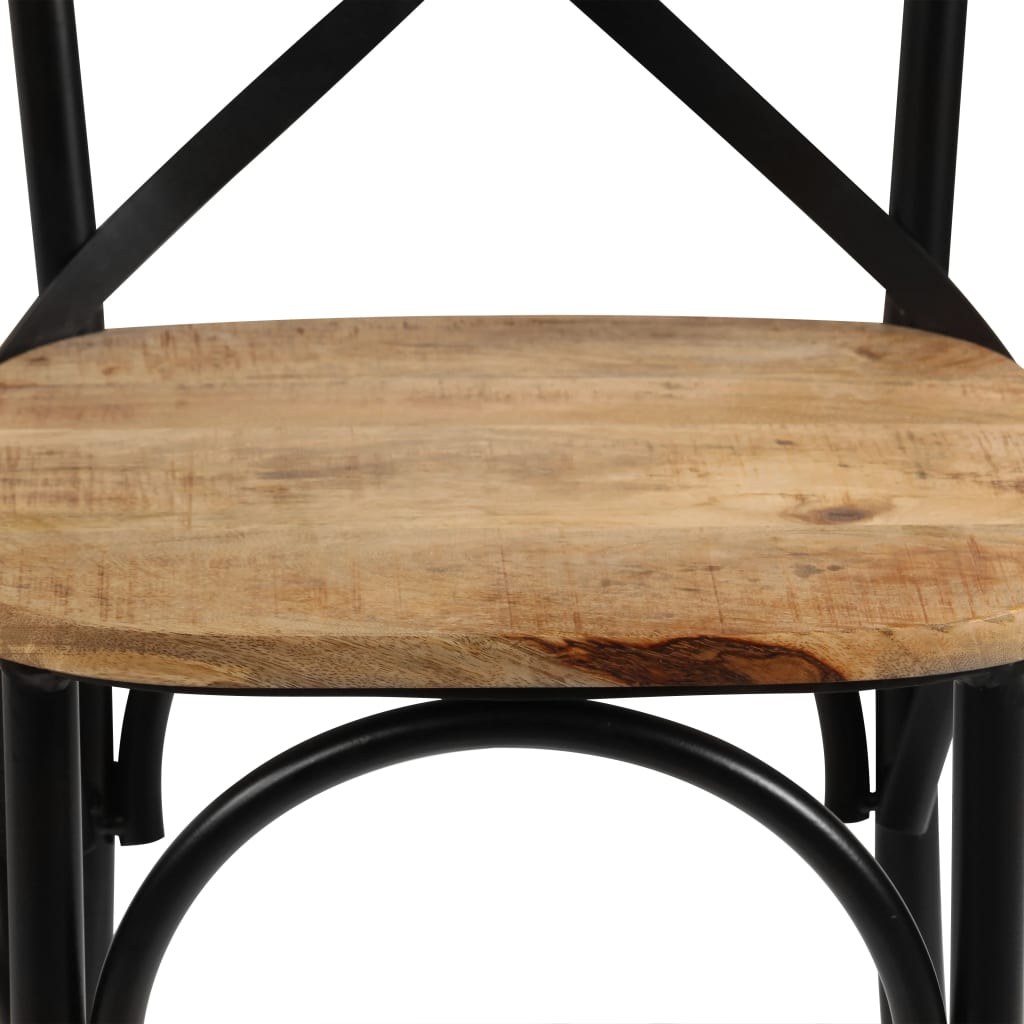 8718475741282_g_en_hd_7 vidaXL Cross Chairs 2 pcs Black Solid Mango Wood - Image 8