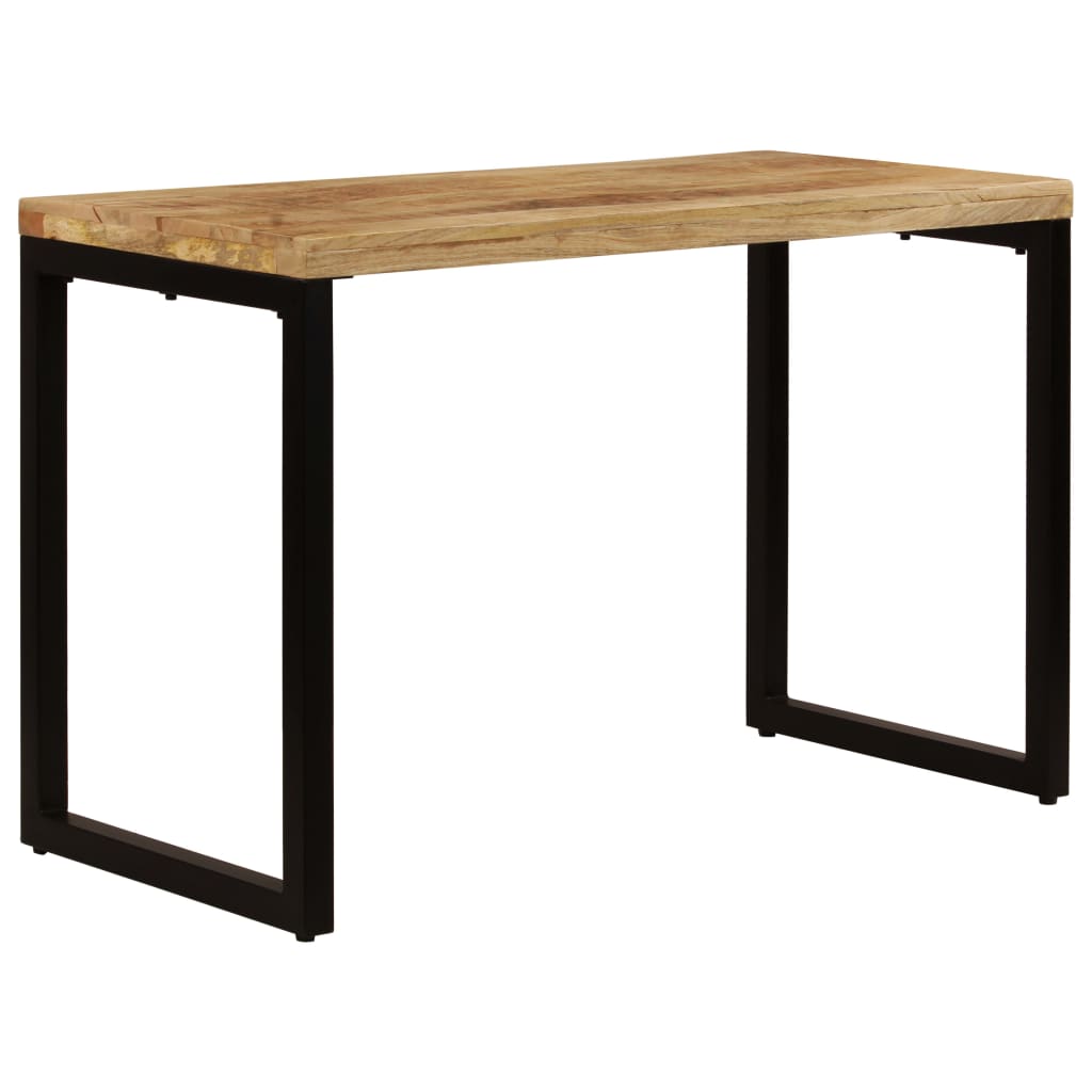 8718475741435_g_en_hd_1 vidaXL Dining Table 115x55x76 cm Solid Mango Wood and Steel - Image 2
