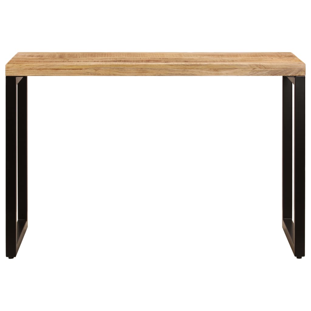 8718475741435_g_en_hd_2 vidaXL Dining Table 115x55x76 cm Solid Mango Wood and Steel - Image 3