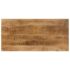 vidaXL Dining Table 115x55x76 cm Solid Mango Wood and Steel - Image 4