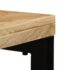vidaXL Dining Table 115x55x76 cm Solid Mango Wood and Steel - Image 6