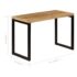 vidaXL Dining Table 115x55x76 cm Solid Mango Wood and Steel - Image 8