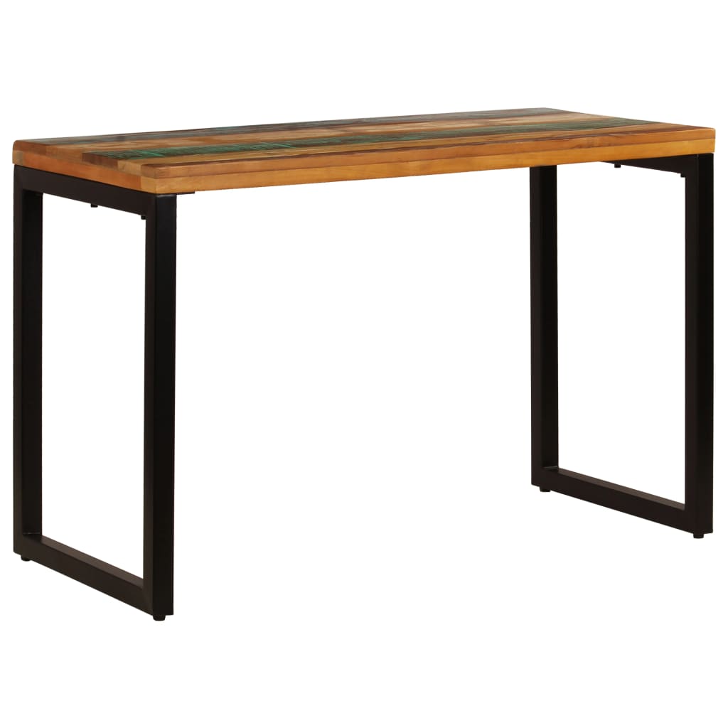 8718475741442_g_en_hd_1 vidaXL Dining Table 115x55x76 cm Solid Reclaimed Wood and Steel - Image 2