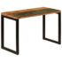 vidaXL Dining Table 115x55x76 cm Solid Reclaimed Wood and Steel - Image 11